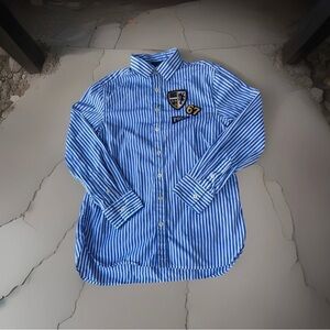 Ralph Lauren Polo Button Down Striped Dress Shirts Boys Size 8  Preppy Crest 67